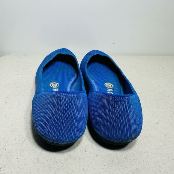 Rothy's The Flat Black Round Toe Shoes US WOMEN 7.5 EU Ballet Flat Slip On - Picture 5 of 7